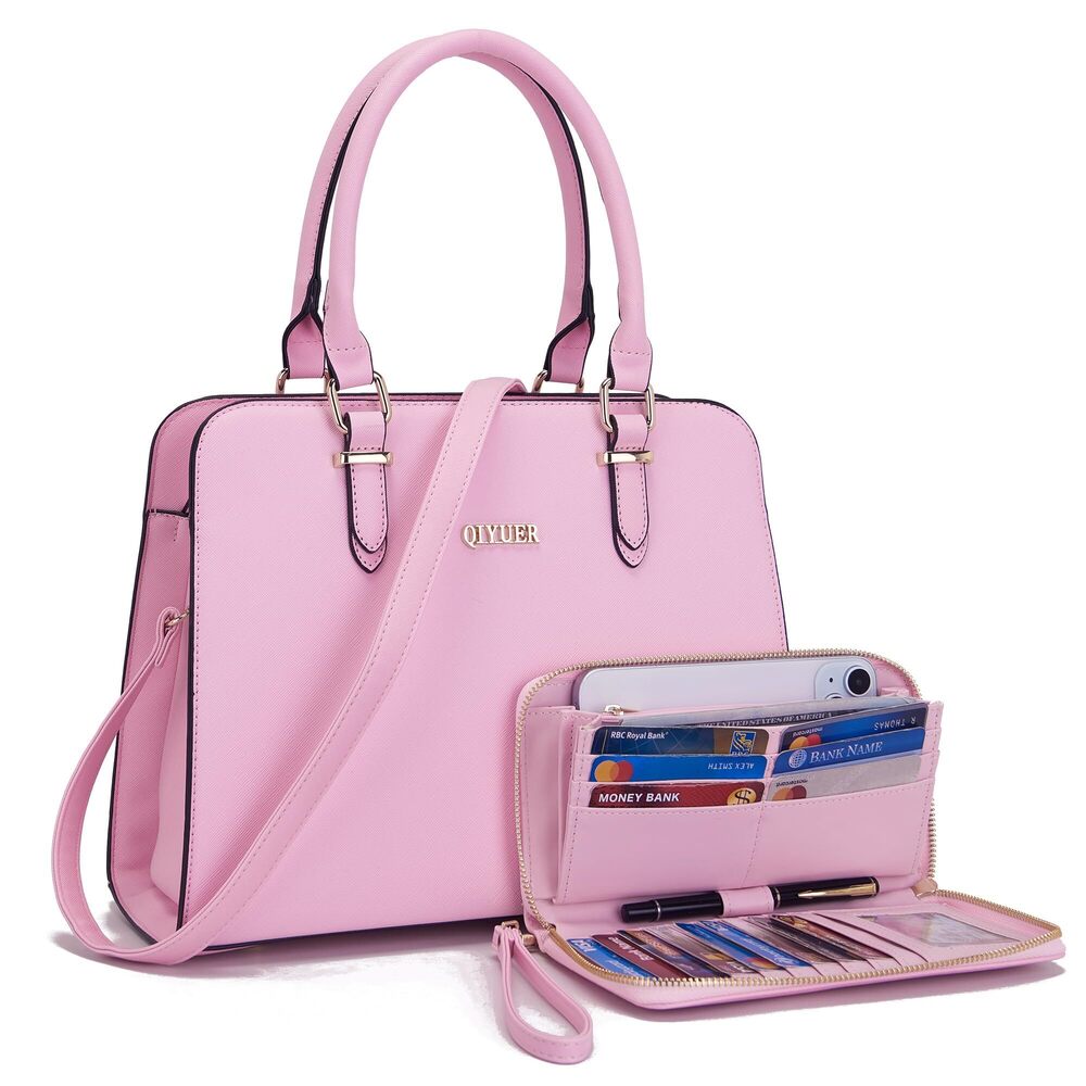 2280 Purse Purses And Handbags Satchel Wallet Sets Work Tote Bags Pink